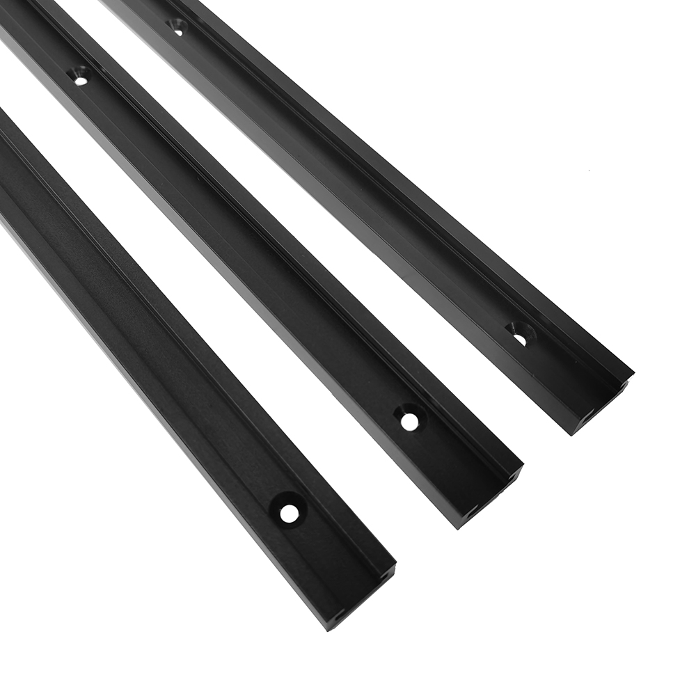 300-1220mm Lavorazione del legno T-slot Mitra Track In Lega di alluminio T-Track Mitra Gauge Track Slot per la lavorazione del legno Banco di lavoro Strumenti