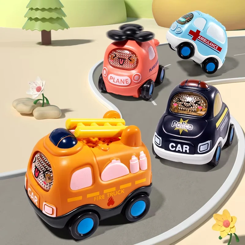 赤ちゃんの車のおもちゃ頑丈なプルバック車ミニレース男の子と女の子のための教育玩具1 2 3 4 5歳