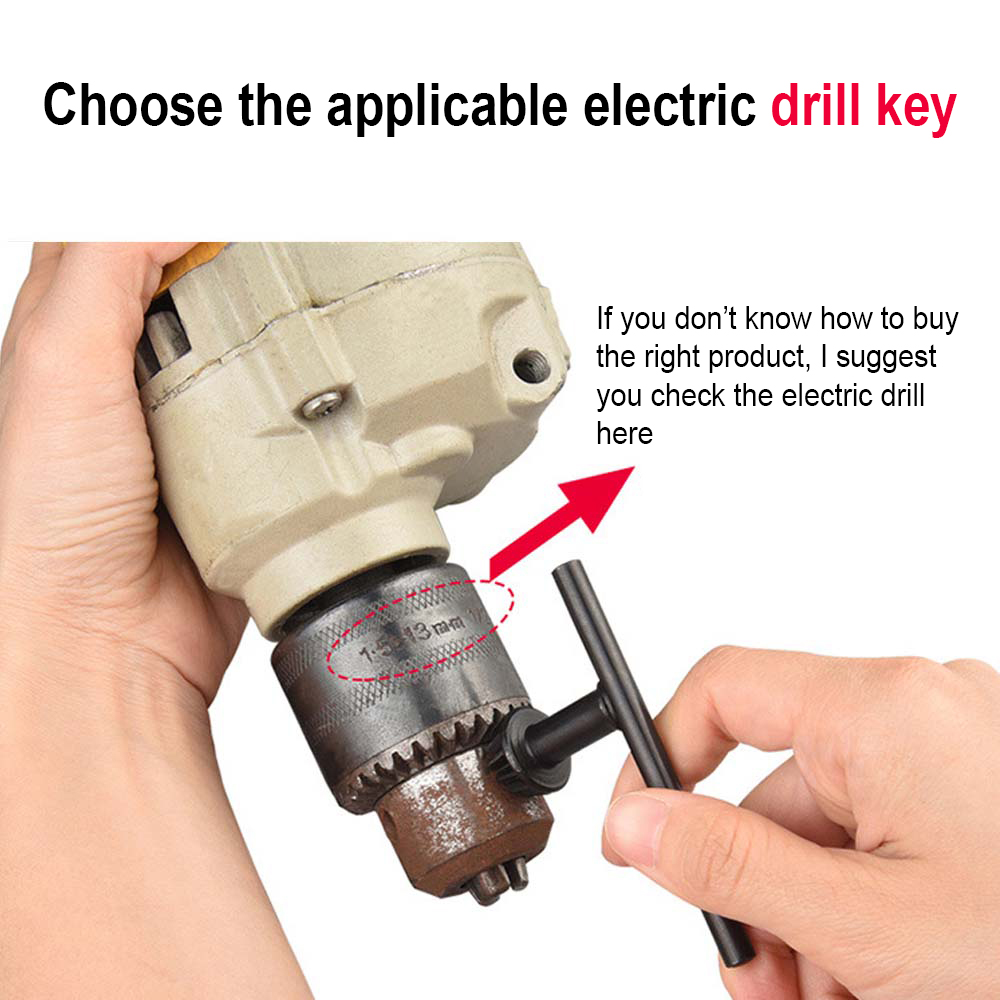 Electric Hand Drill Chuck Wrench Tool 0.3-4mm 0.6-6mm  1.5-10mm 1.5-13mm  3-16mm  5-20mm Drill Chuck Keys Lathe Accessories