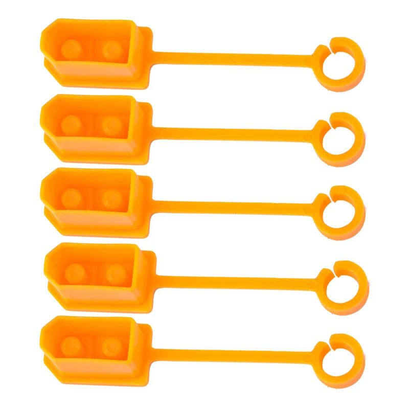 10PCS/lot Red Orange XT60 Plug Rubber Terminal Insulated Protective Cover Caps Case Odpowiednie do Rc Lipo Battery Dust-Proof Caps