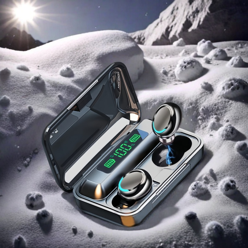 New F9 Bluetooth Headphones 9D Stereo High Bass Sport Earphones Handfree Touch Control Tws Wireless Earbuds Waterproof Headset