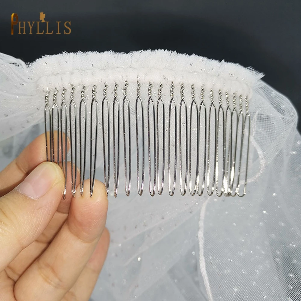B58-D Sparkle แต่งงานแชมเปญสีงานแต่งงาน Veils Bling เจ้าสาวยาว3M/5M ผ้าคลุมหน้าเจ้าสาวหรูหรา cathedral Veil