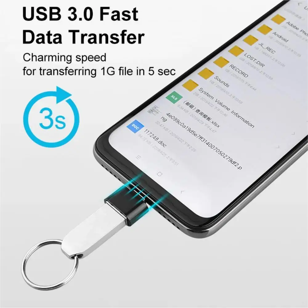 Mini adattatore da tipo C a USB 3.0 USB-C maschio OTG A femmina connettore dati per MacBook ProiPadMini 6/ProMacBookAirType CDevice