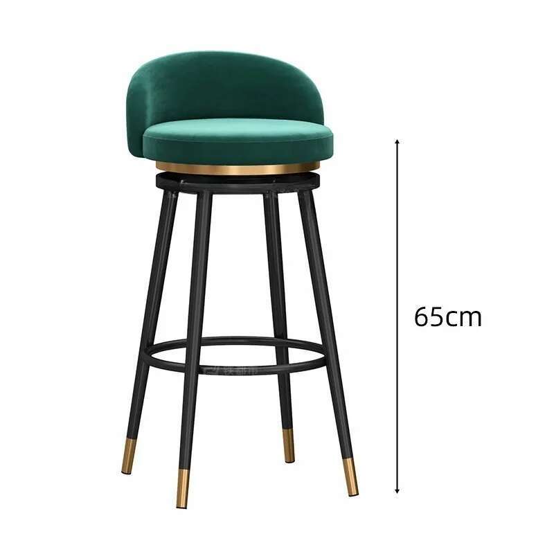 Cadeira ergonômica giratória de madeira, Mobília doméstica, Cadeiras de ferro antigo, Bancos de couro, Cozinha, Salão, Designer, Salão, Luxo