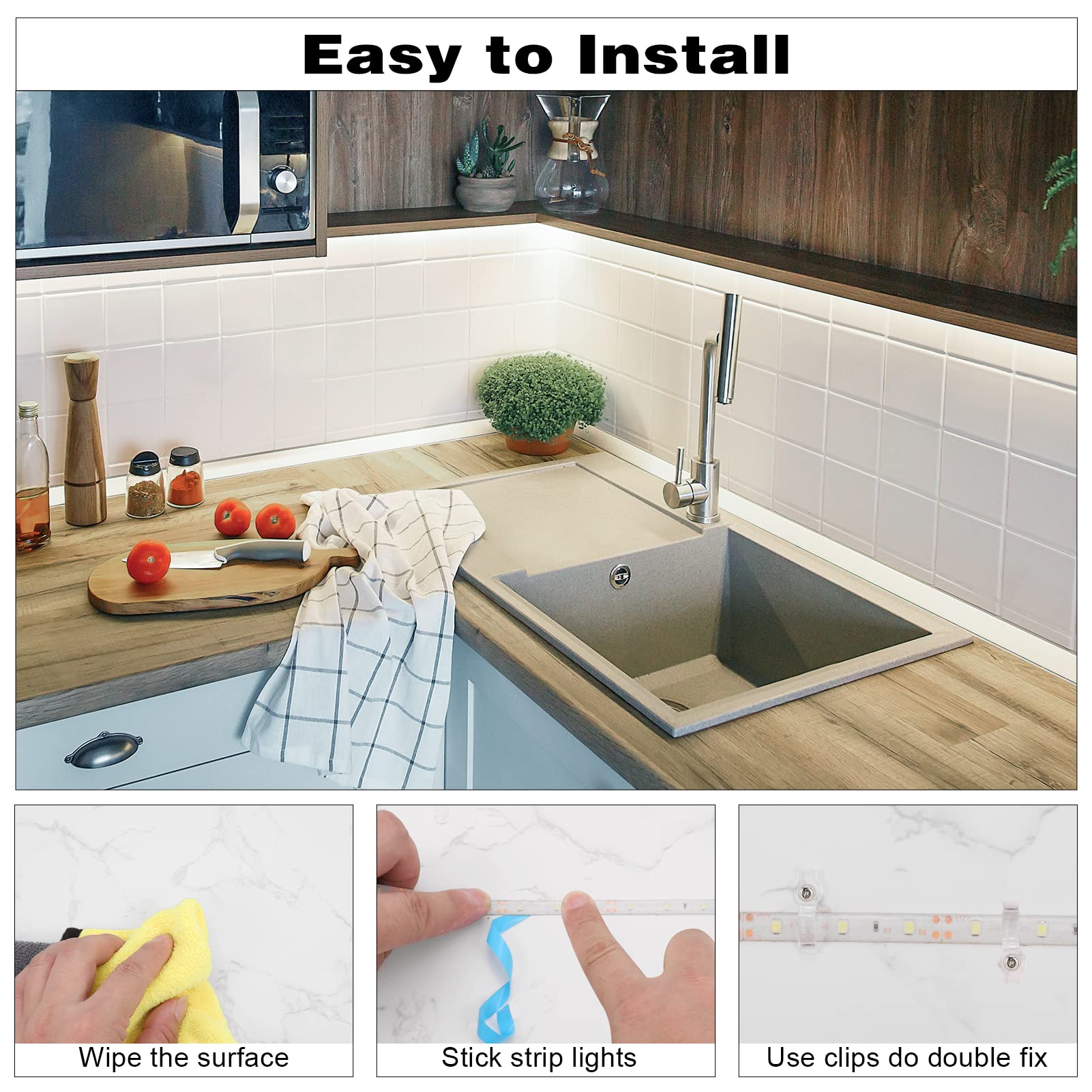 DC 5V USB LED Strips 2835 5050 White Warm White RGB Tira LED Strip Light TV Background Lighting Tape Home Decor Lamp 1-15m