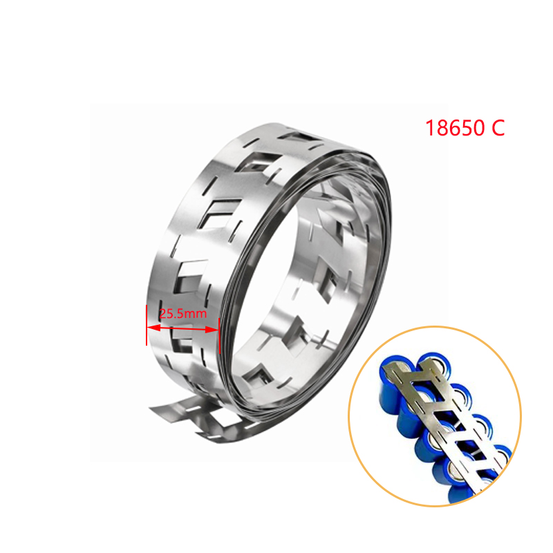 1 M/2 M/ม้วน 2P เหล็กชุบนิกเกิลเข็มขัด Strip Connector จุดเชื่อมเครื่องแบตเตอรี่ Welders สําหรับ 18650/21700 Li-Ion แบตเตอรี่ Pack