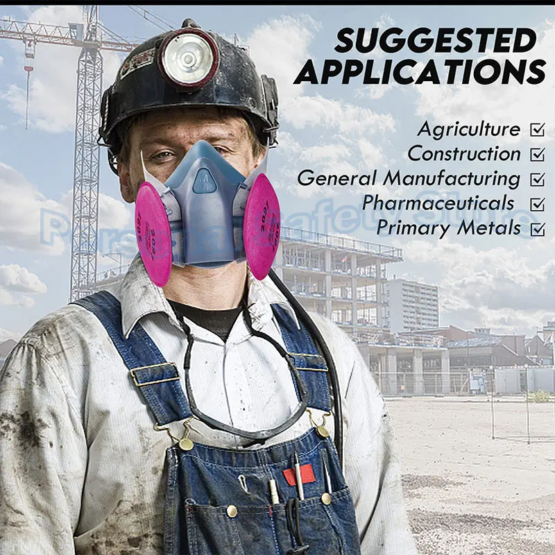 Lots of 2097/2091 Painting Spray Industry particulate P100 Filter For 3m 6200 7502 Series Gas Mask Filters