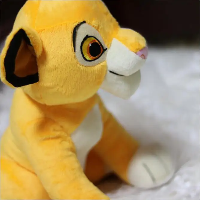 Nova venda quente disney dos desenhos animados 30cm brinquedo de pelúcia o rei leão simba 11.8 ''jovem simba macio bonito boneca meninos meninas presente aniversário