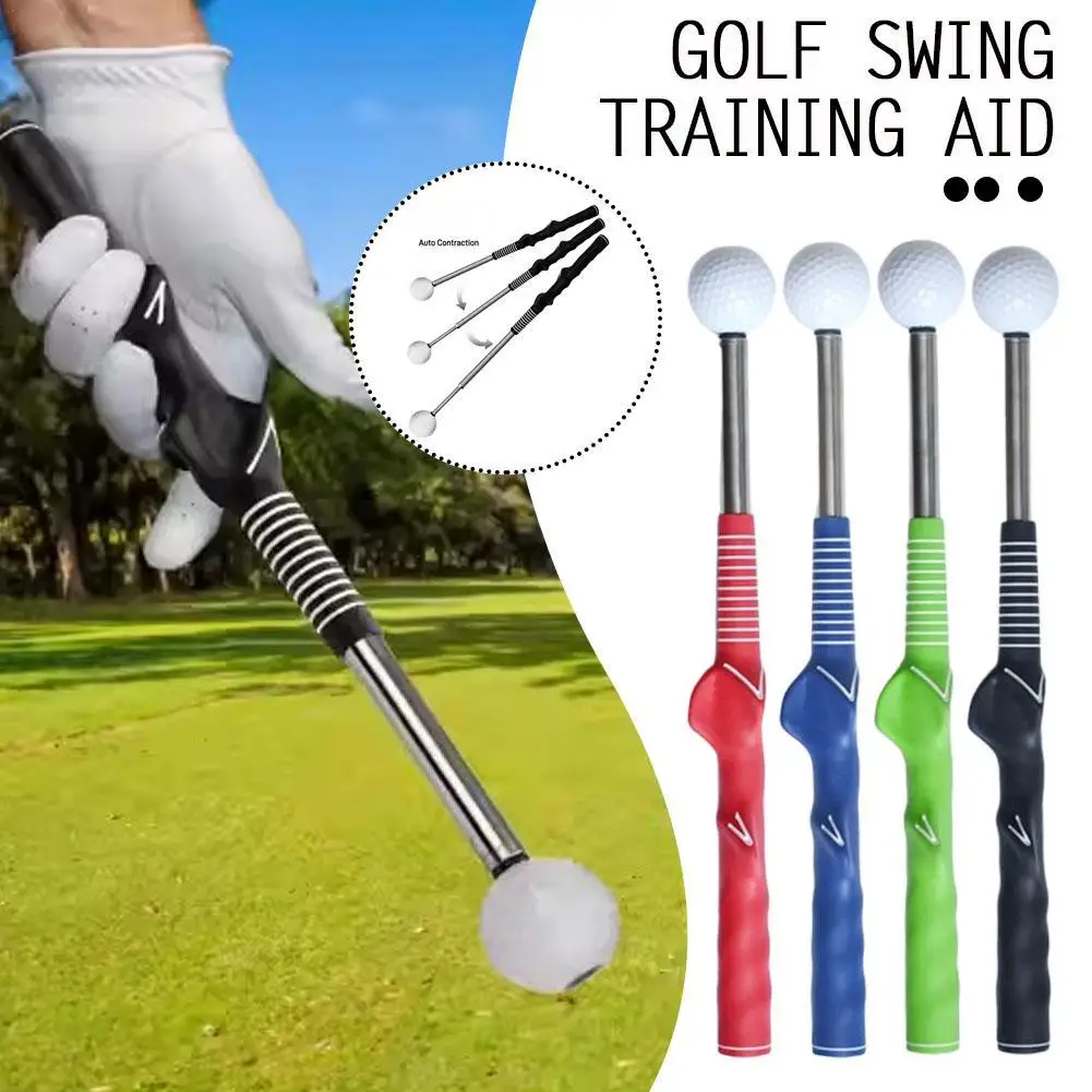 Golf Swing Trainer Beginner Alignment Gesture Correct Wrist Swing Trainer For Grip Strength Practice Stick Training Aids