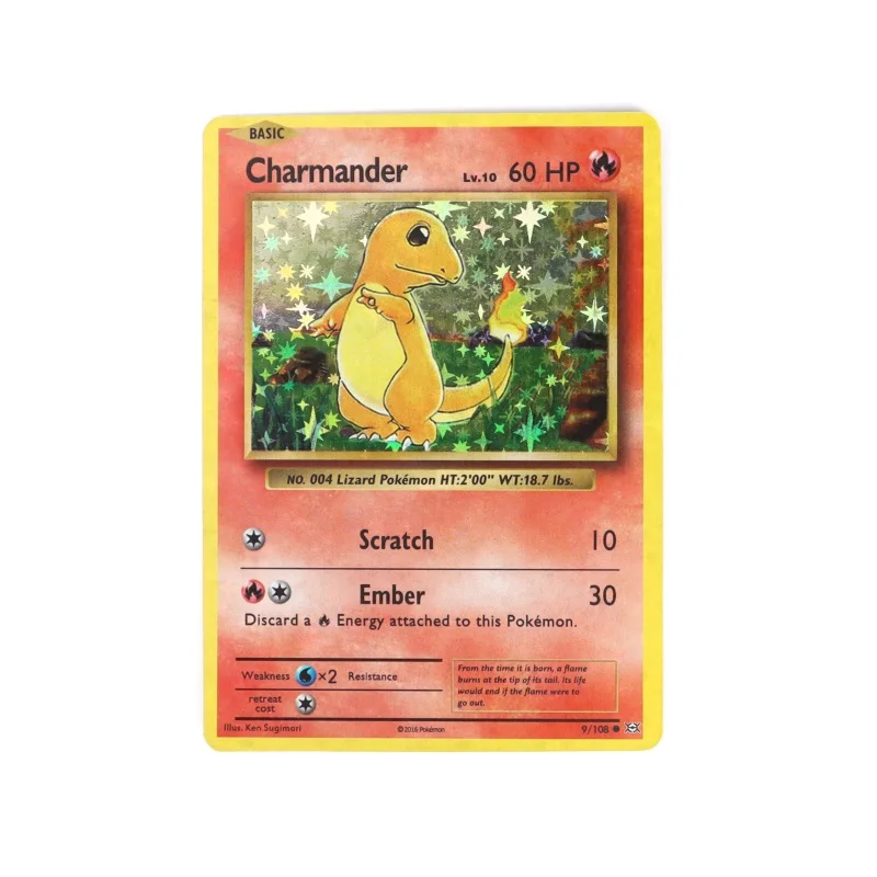 1996 1st Edition Pokemon Flash Cards Charizard Blastoise Venusaur Mewtwo Game Collection PTCG Proxy Cards