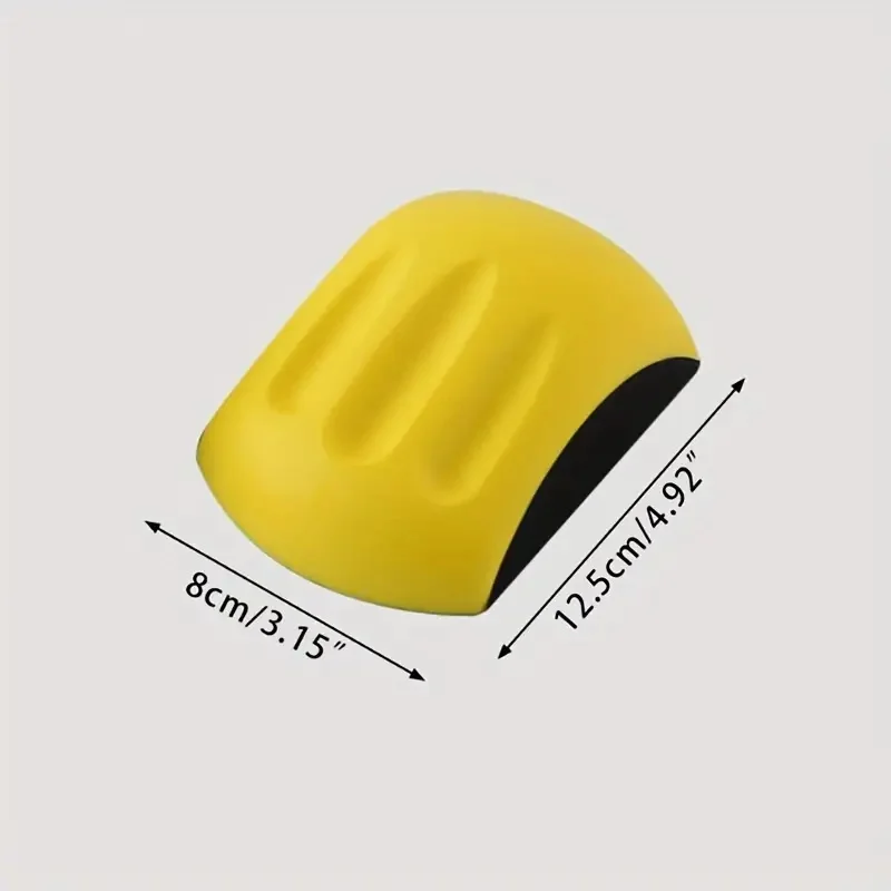 1pc 5 Inch Hook And Loop Hand Sanding Block Sanding Mouse Round Pad Hook Backing Plate For Sanders Polishers For Woodworking