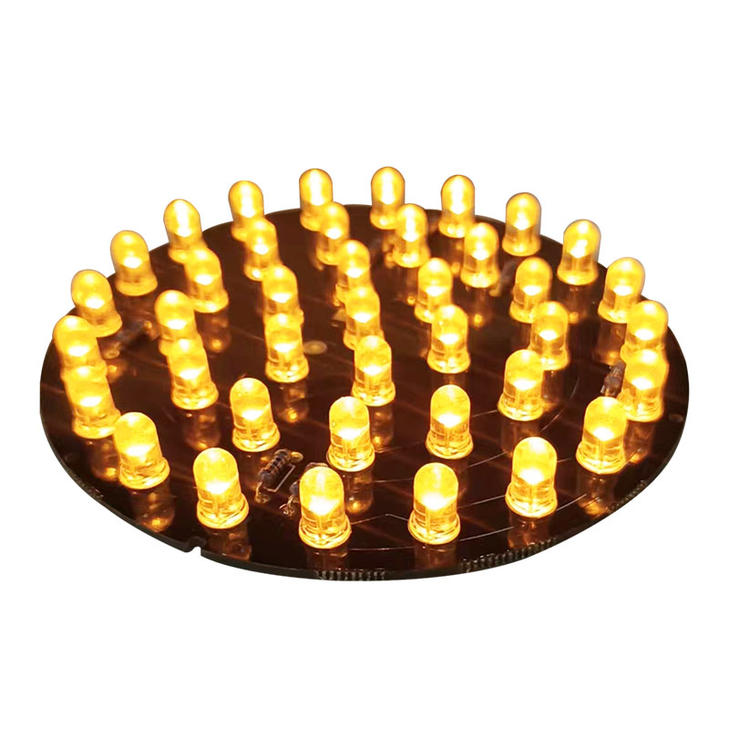 Kunden spezifische dc12v runde design platine mit hoher helligkeit led ampel ersatz