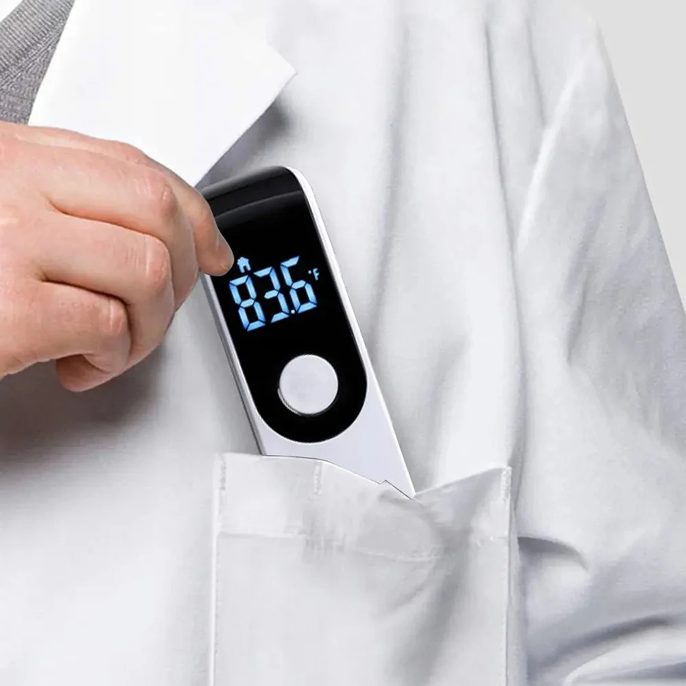 Termómetro infrarrojo de temperatura médica, termómetro Digital sin contacto para la frente, pantalla LED, herramienta de medición de fiebre para bebés y adultos