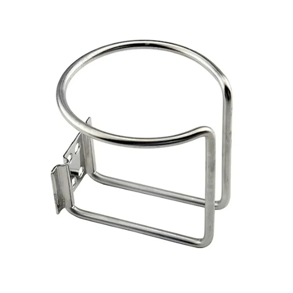 Anillos de acero inoxidable para barco, soporte Universal para bebidas, para remolque de coche RV, Hardware para yate marino y camión, 2 uds.