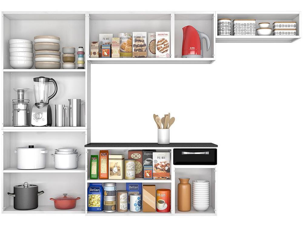 Cozinha Compacta Itatiaia Amanda Aço com Balcão 10 Portas 1 Gaveta