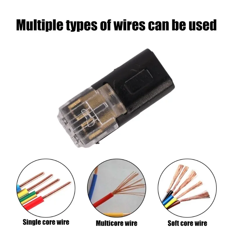 Conector de Cable de enchufe rápido para coche, enchufe de 2 pines, Cable de conector eléctrico para coche, conexión de Terminal de tira automotriz