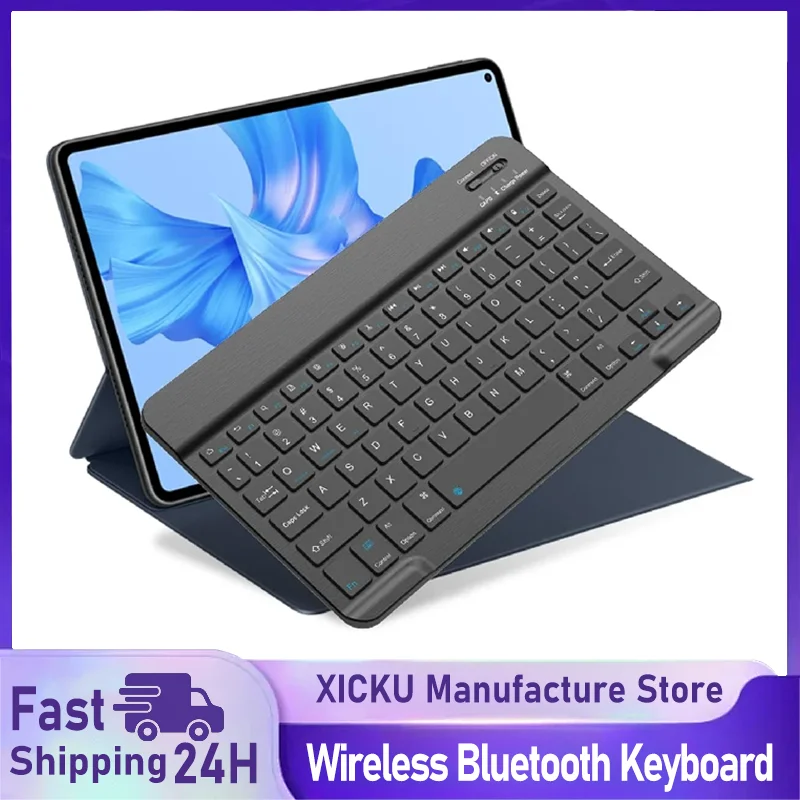 Teclado Bluetooth para iPad de 10. a generación iPad Pro 13 12 11 10 9 8 7 pulgadas iPad Air 13 11. ° iPad Mini Samsung Xiaomi tabletas