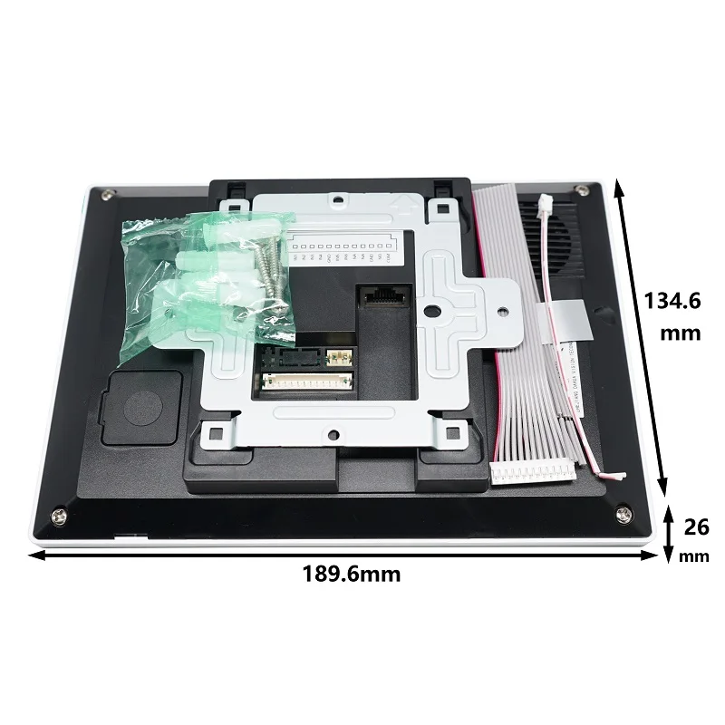 KIT de videoportero IP multilingüe Dahua, VTO3311Q-WP y VTH2621G-P, aplicación telefónica, timbre de puerta 1, 2, 3, 4 botones ajustables