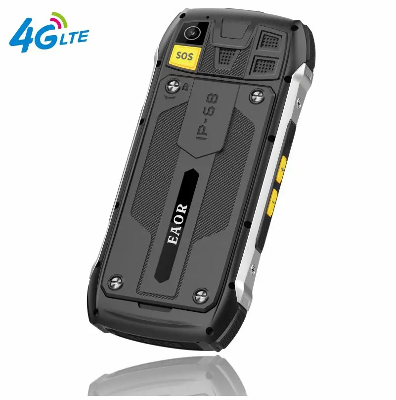 EAOR 4G LTE impermeable resistente batería grande powerbank teclado 2,8 IPS pantalla volumen tecla lateral linterna deslumbrante teléfono móvil