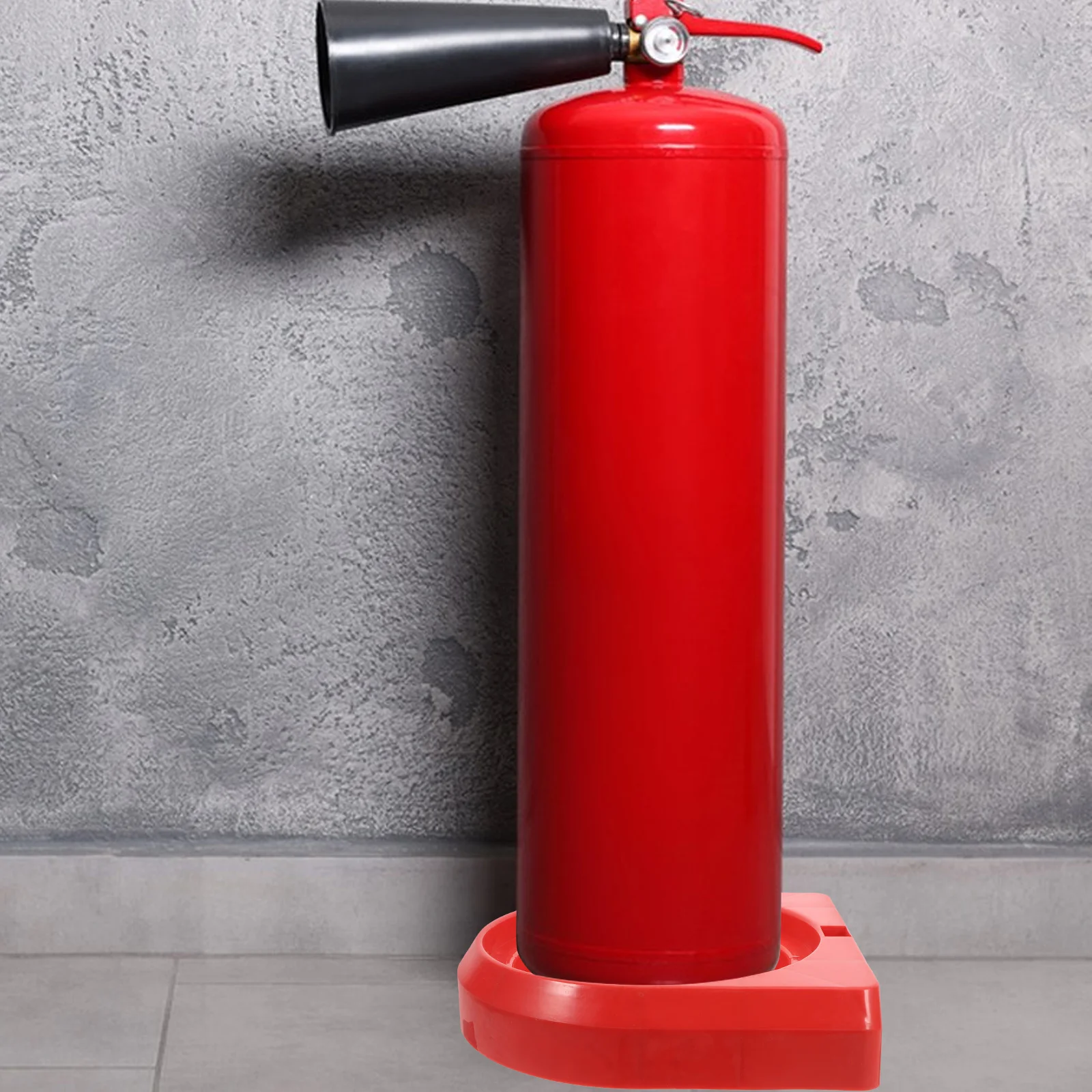 Fire Extinguisher Base Rack for 3-8KG Made of Plastic Material Space Saving Design Ideal for Storing Fire Extinguishers