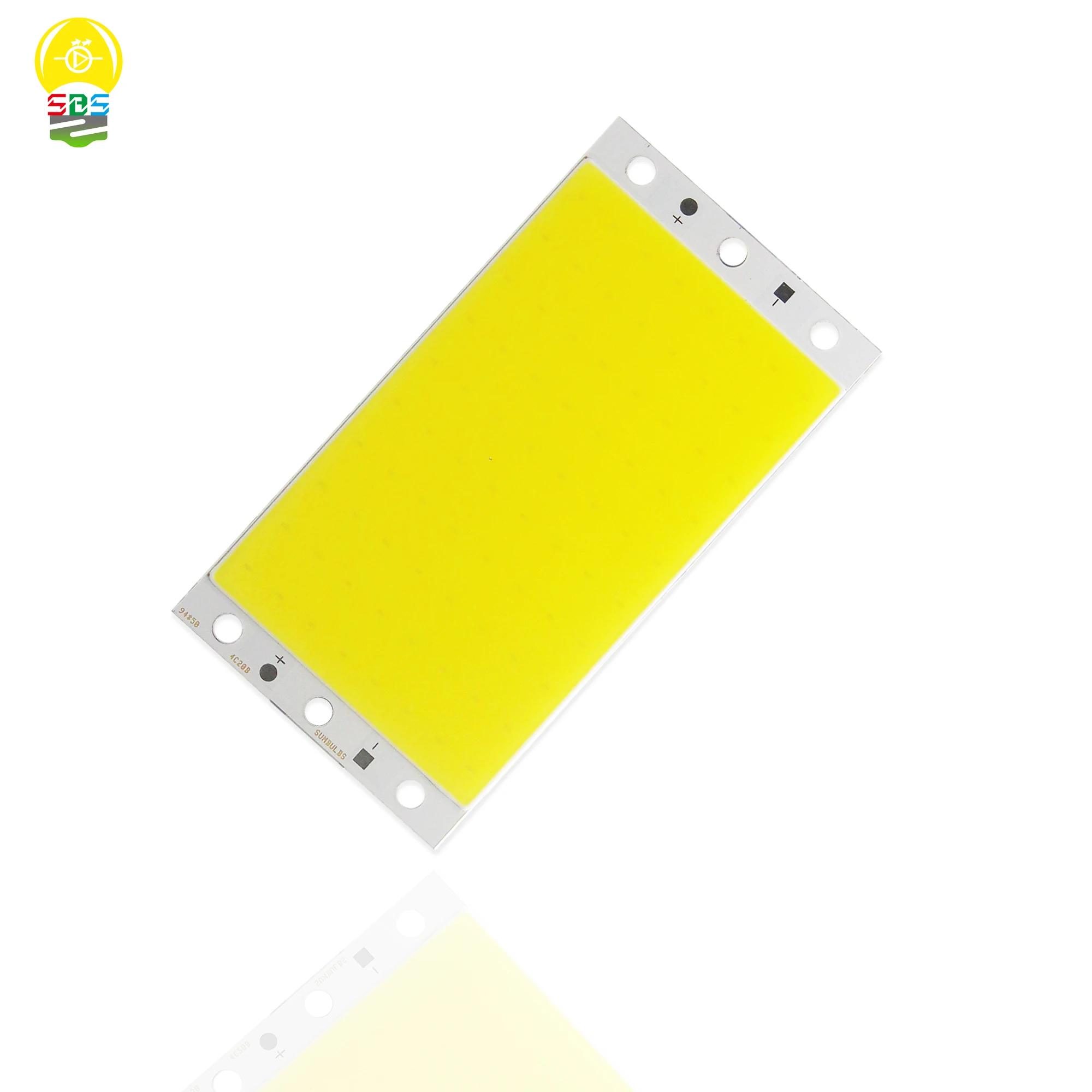 94X50 Mm 15W COB LED Dải Đèn Mô Đun 12V 1600LM Ultral Sáng Ấm Thoáng Mát trắng Xanh Chip COB Trên Tàu Ma Trận Bóng Đèn LED