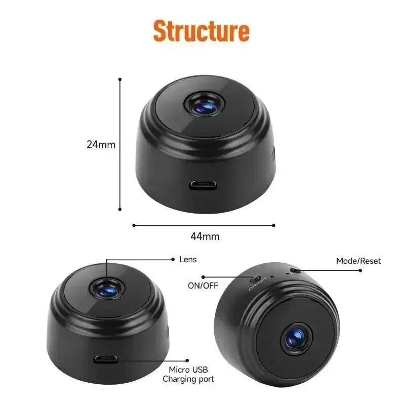 Wifi Smart Monitor A9 HD  Web Video Home Safety Wireless Security Surveillance Cameras