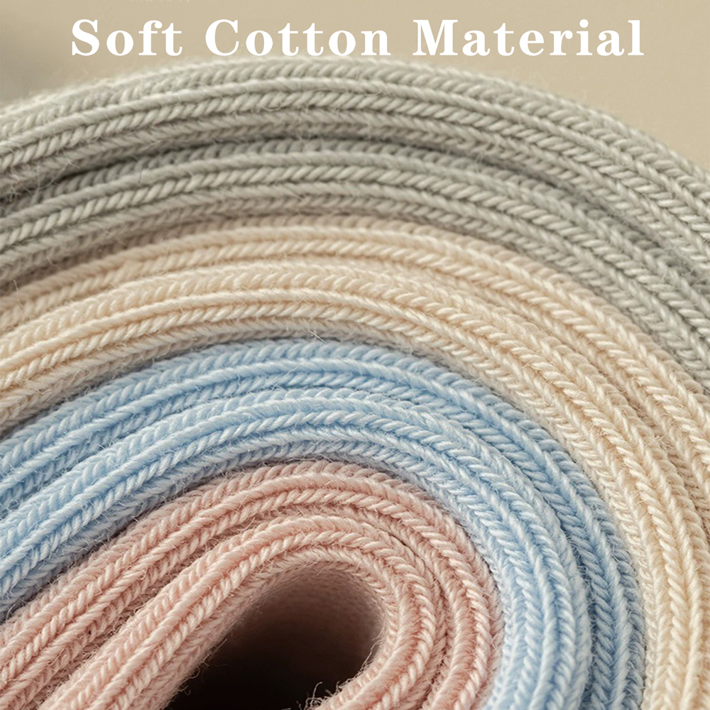 3 ペアの綿アンチスリップヨガソックスミディアムレングスソックスソリッドカラーフィットネスピラティス女性のスポーツソックス