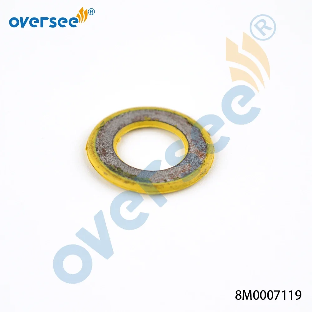 8M 0007119   Ölablassschraubendichtung/Unterlegscheibe für Mercury Mercruiser Quicksilver 25–60 PS 4-Takt-Außenbordmotor 26–8 m 0007119   10 Stück
