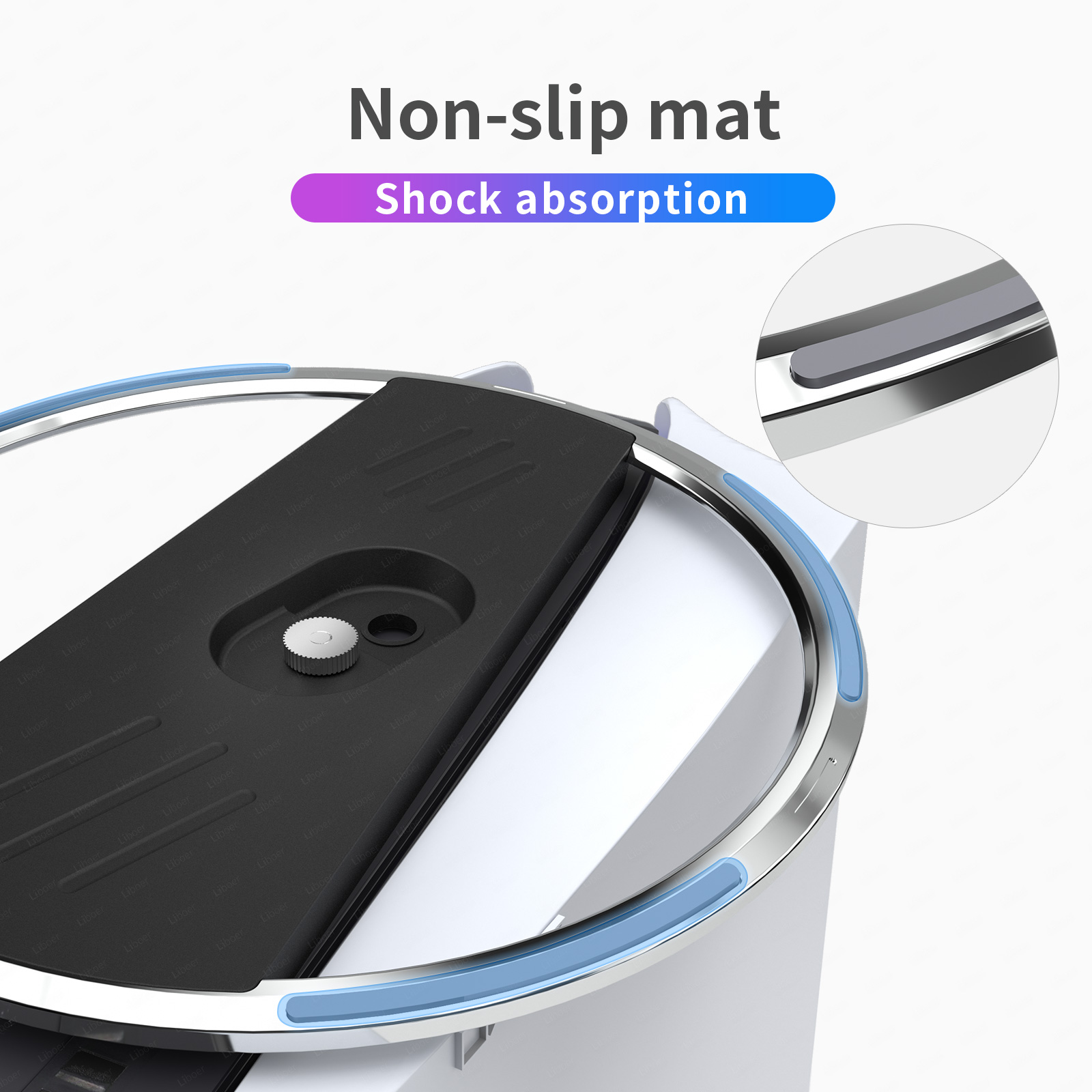 Portable Metal Vertical Stand for PS5 Slim/Pro Digital Disk Version Anti-Slip Base Holder for PS5 Pro Console Accessories