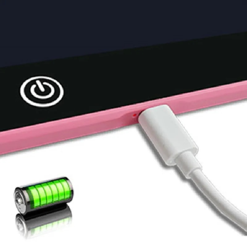 16 Zoll/41 cm USB wiederaufladbares LCD-Schreibtablett, USB-Aufladung, pädagogisches Geburtstags- und Weihnachtsgeschenk