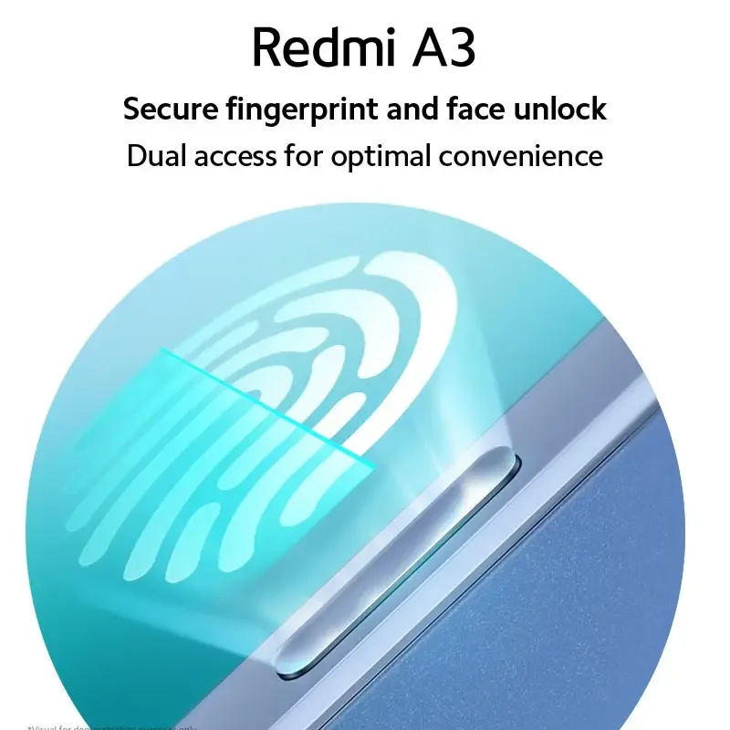 [Estreia mundial] Versão global Xiaomi Redmi A3 MediaTek Helio G36 Smartphone 90Hz 6,71 "Display Dot Drop 5000mAh Bateria