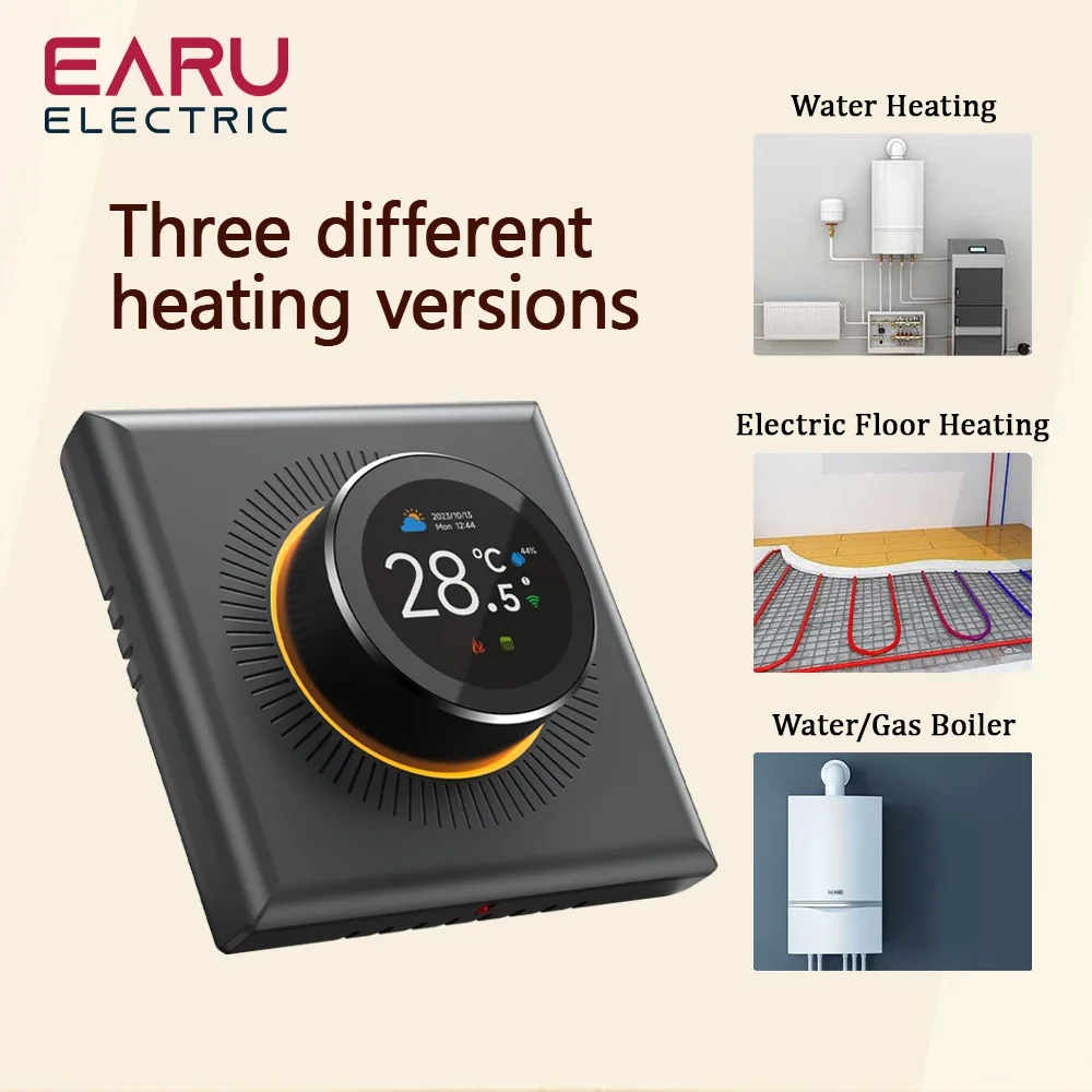 TUYA WiFi สมาร์ทลูกบิดเทอร์โมเครื่องทําความร้อนชั้นน้ําหม้อต้มแก๊ส Home Room Programmable Temperature Controller Alexa Google Home