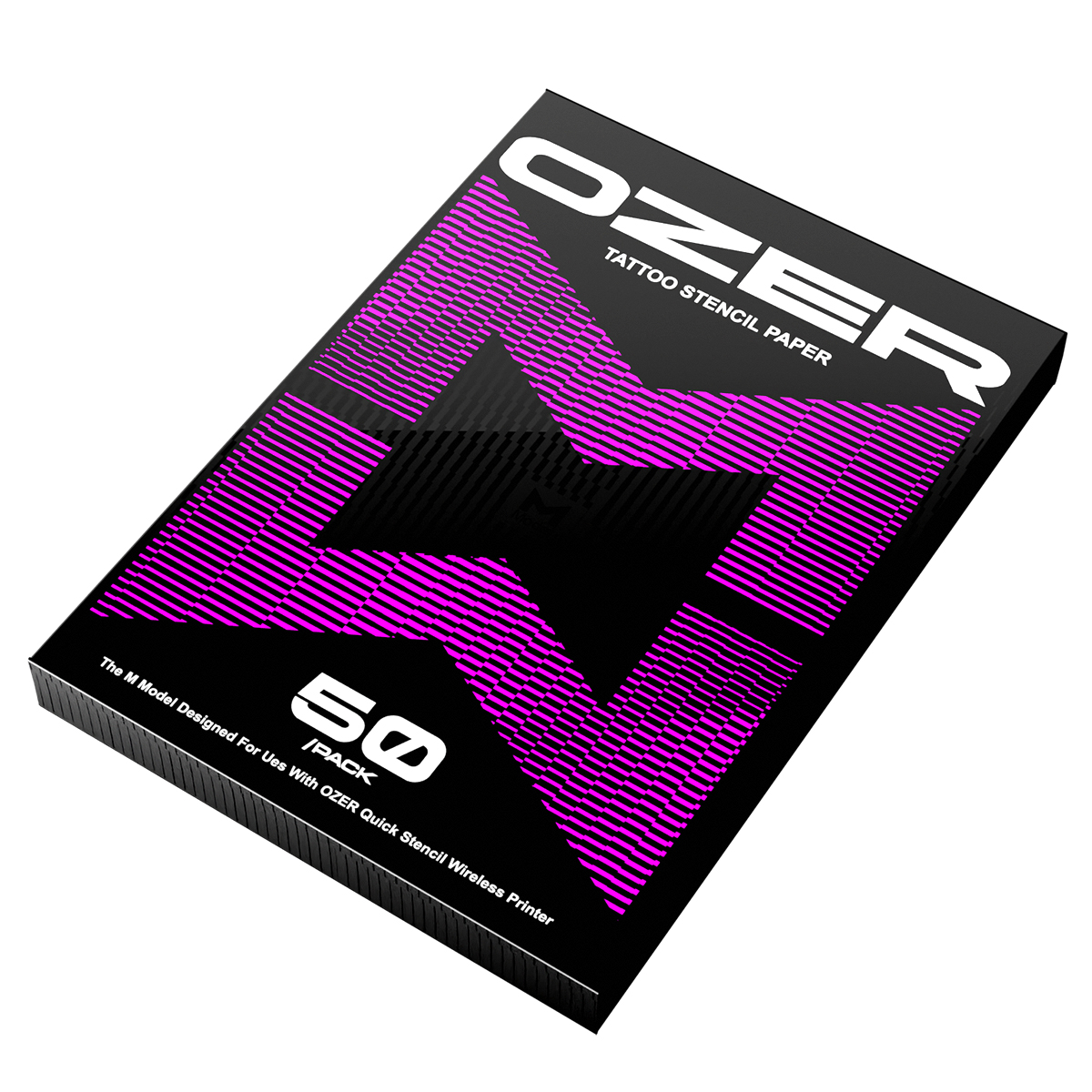 OZER タトゥー転写紙 A4サイズ 50枚 熱転写機用テンプレート紙 タトゥーアーティスト用熱転写機用テンプレート紙