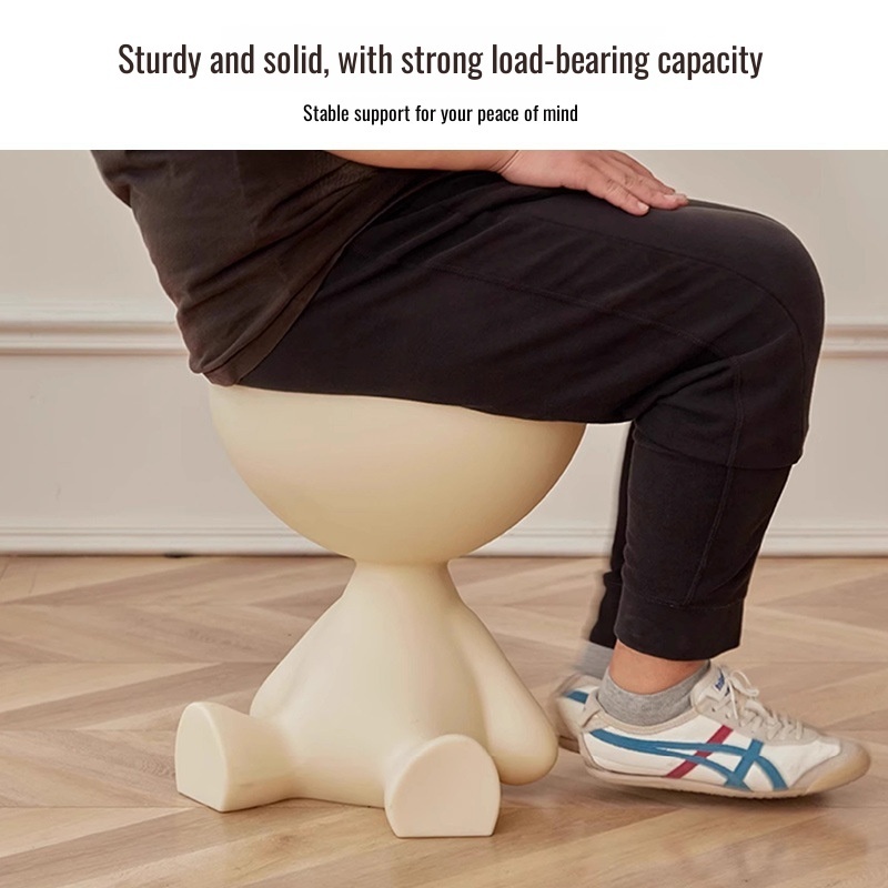 Light Luxury Cartoon Sofa Edge Table Creative Flat Head Coffee Table Small Household Plastic Coffee Table Furniture Side Table