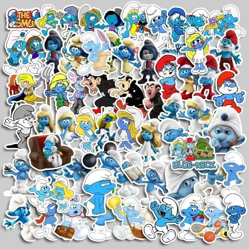 52 Uds. De pegatinas bonitas de dibujos animados, Graffiti para álbum de recortes, portátil, teléfono, equipaje, monopatín, pegatinas, juguete para regalo