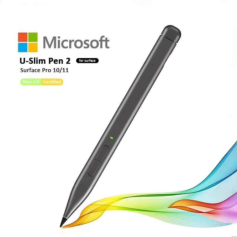 Тонкая ручка 2 для Microsoft Surface Pro 10, 8, 9, 4096, чернильный стилус с функцией Palm Rejection, карандаш для Surface Laptop Studio 2 Duo 2 Asus Hp Dell