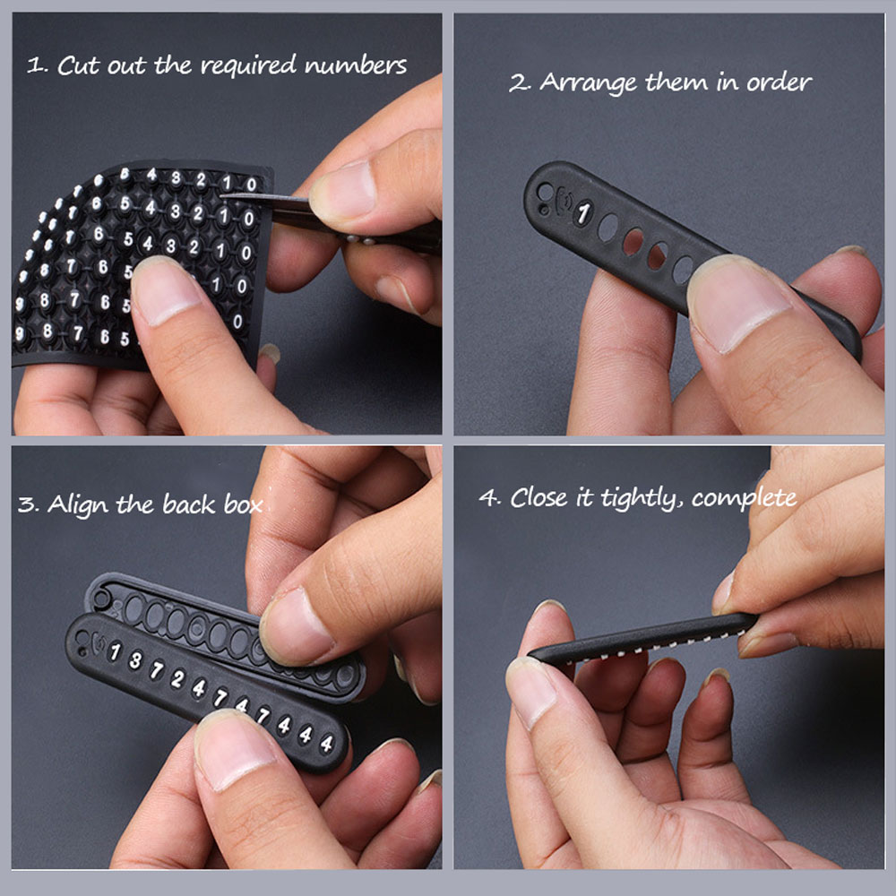 Moda diy placa de número do telefone móvel chaveiro simples tecido corda pingente de couro chaveiro anti-perdido carro moto chaveiro anel presente