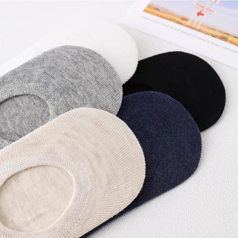 슈퍼 귀여운 곰 자수 만화 곰 보트 양말 5쌍, 부드럽고 편안한 땀 흡수 및 다용도 짧은 양말