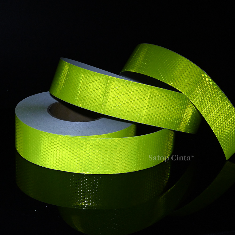 5cm*50m Reflective Material Tape White Red Orange Fluorescent Yellow Waterproof Adhesive Road Safety Warning Reflectors Stickers