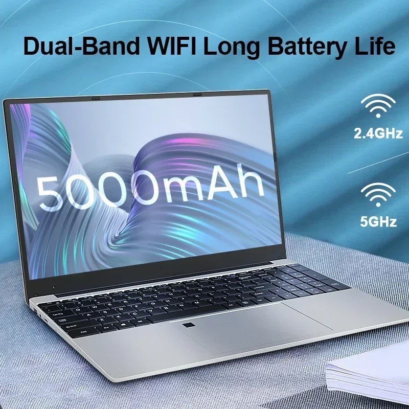 Computadora portátil para juegos, RAM máxima de 32 GB + SSD de 2 TB, computadora portátil de 15,6 pulgadas, Metal AMD Ryzen 7 4700U 4800U Windows 10, Notebook Bluetooth