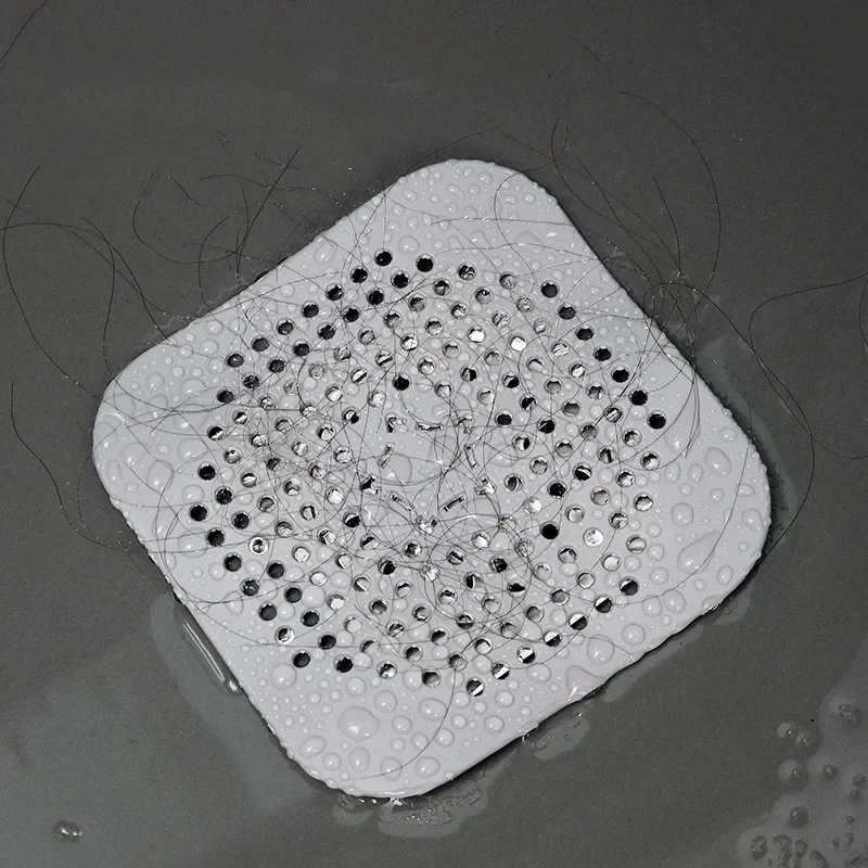 Waschbecken Sieb Filter Badezimmer Waschbecken Filter Kunststoff Mesh Sieb Ablauf Loch Filter Falle Abfall Bildschirm Küche Isolierung Pads