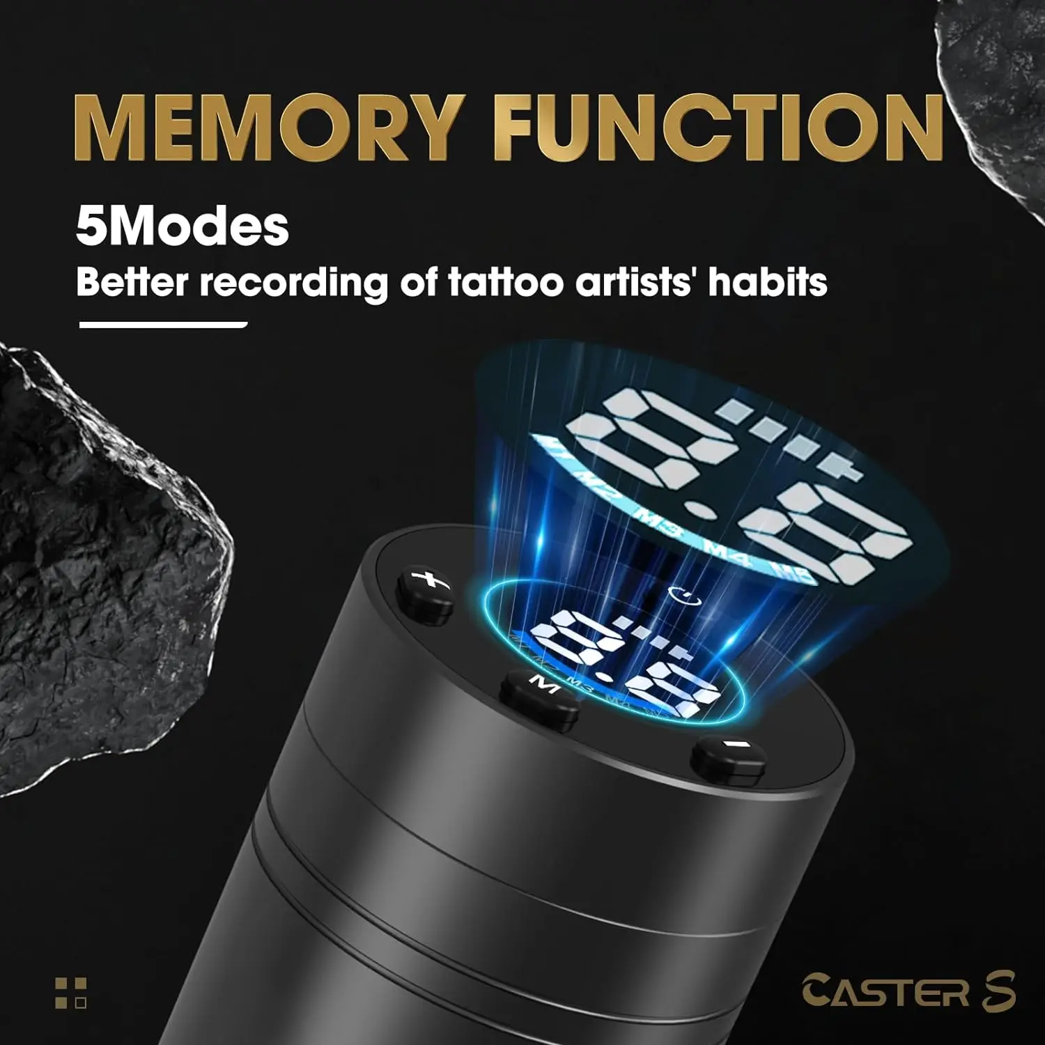 EZ – Machine à tatouer à cartouche sans fil, stylo rotatif à batterie sans fil, bloc d'alimentation Portable, 1500mAh, affichage numérique LED, pistolet de tatouage