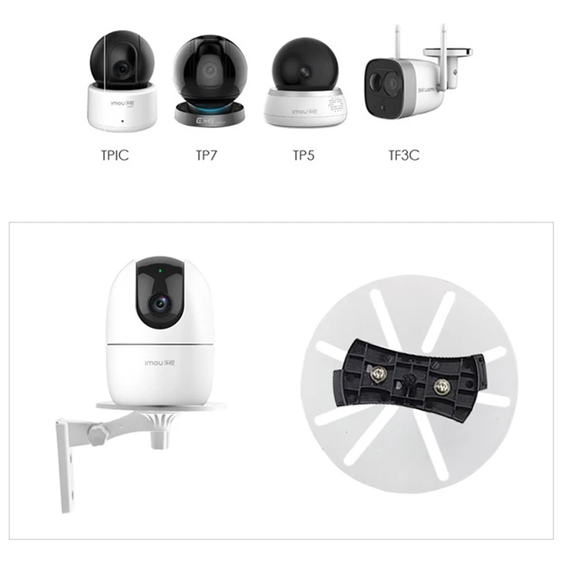 Suporte de parede universal para câmera, acessórios de vigilância de segurança para câmera interna, suporte para câmera e suporte base