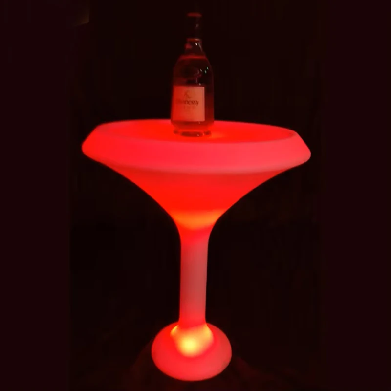 Skybesstech, mesa de coquetel com refrigerador de cerveja para banquetes LED, mesa de bar Lumineux, iluminação interna/exterieur, móveis de bar de café, 1 unidade