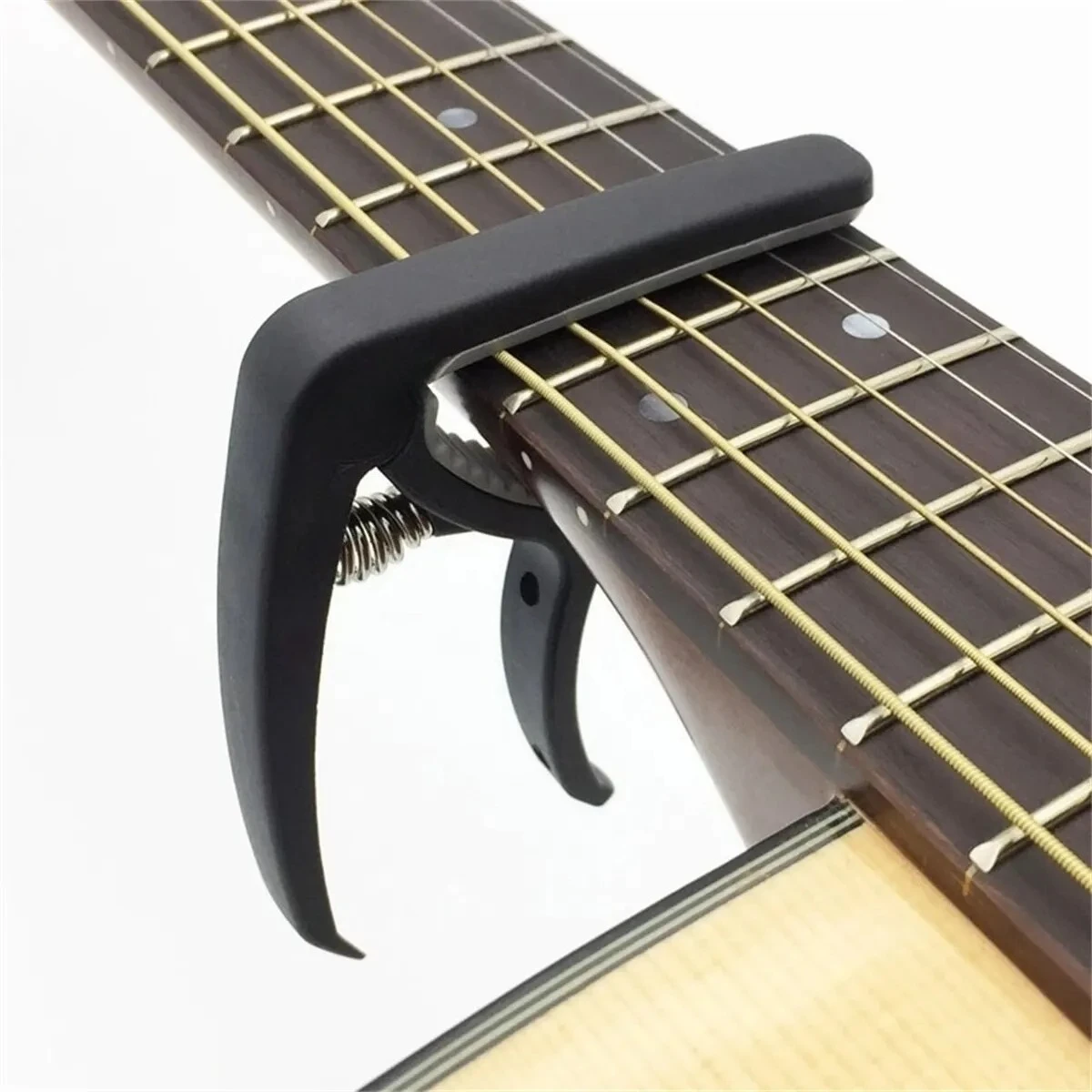 Capotasto per chitarra per chitarra classica acustica a 6 corde Morsetto per accordatura per chitarra elettrica Strumento musicale Ukulele Accessori per basso