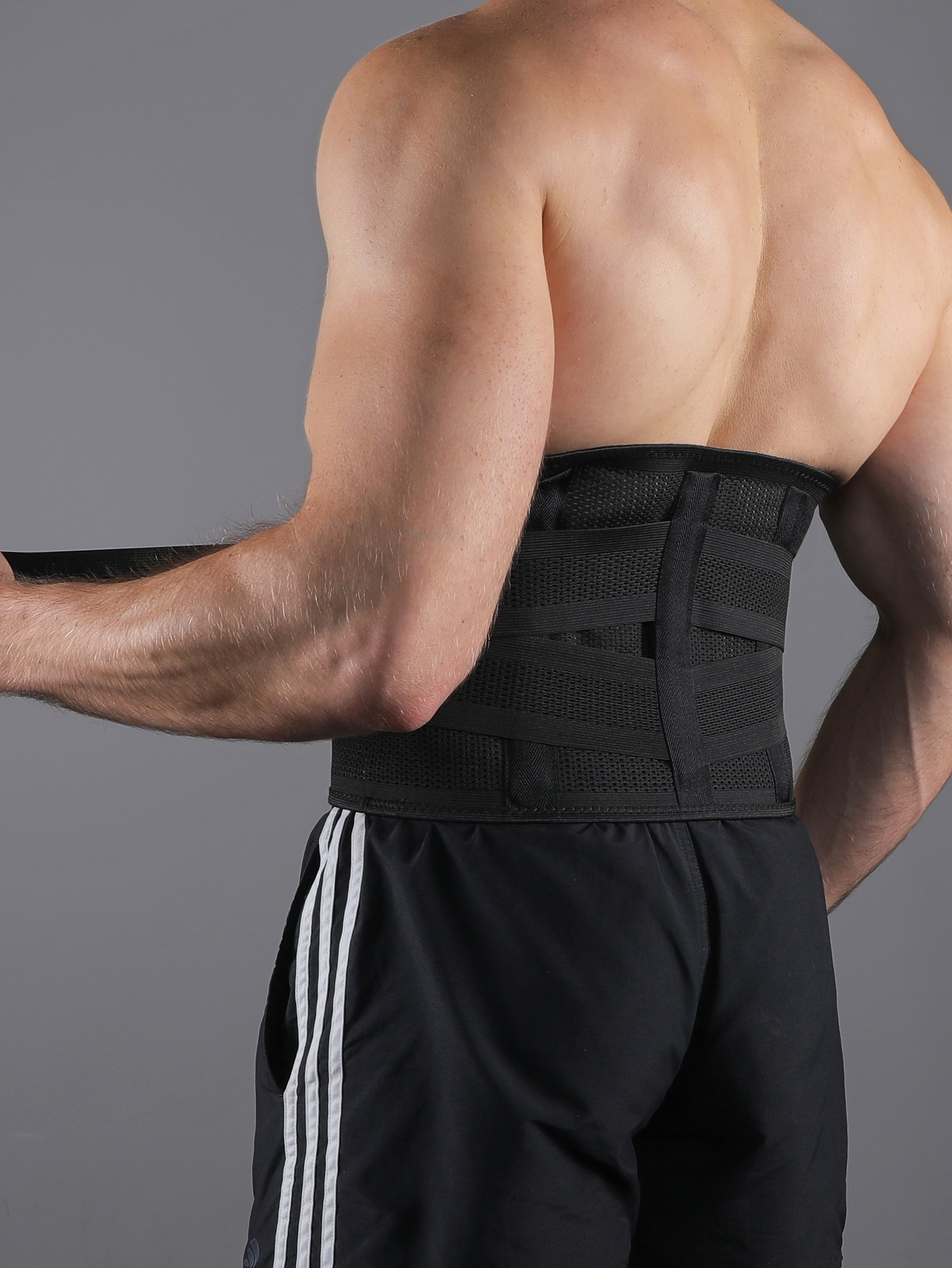 Hombres Mujeres Entrenador de cintura Cinturón Recortador de cintura Entrenamiento de pérdida de peso Fitness Soporte de espalda