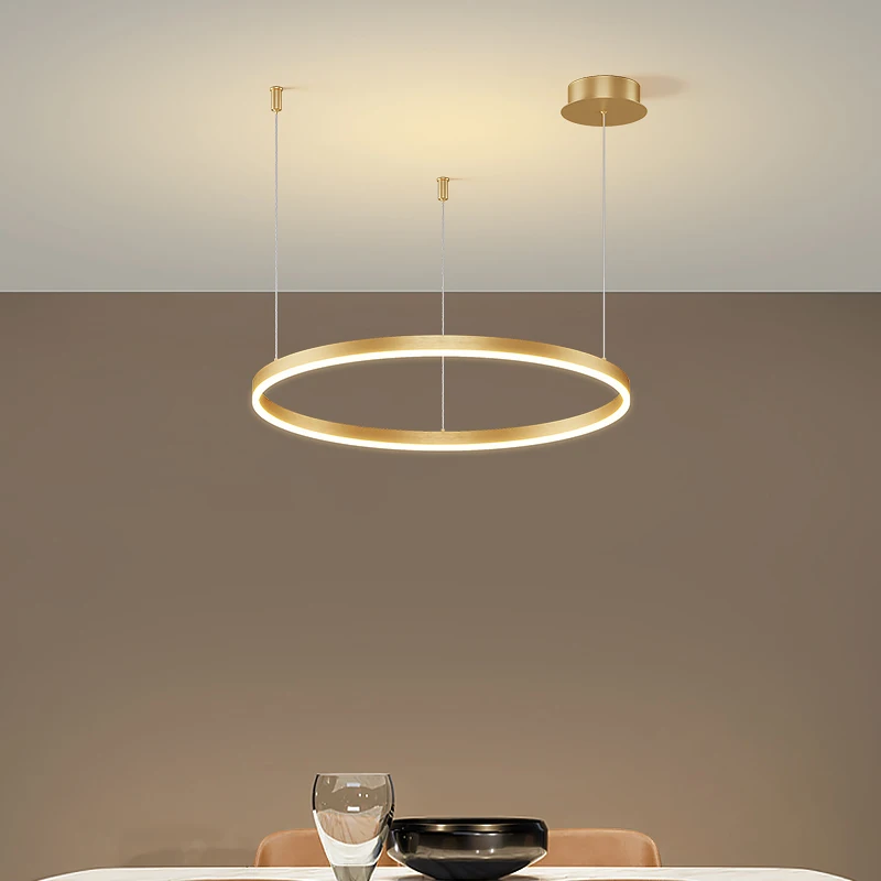 Đèn Led Hiện Đại Ốp Trần Đèn Chùm Tròn Vòng Đèn Chùm Sống Phòng Ngủ Phòng Ăn Chiếu Sáng Nhà Chiếu Sáng Trong Nhà Trang Trí Đèn Chùm