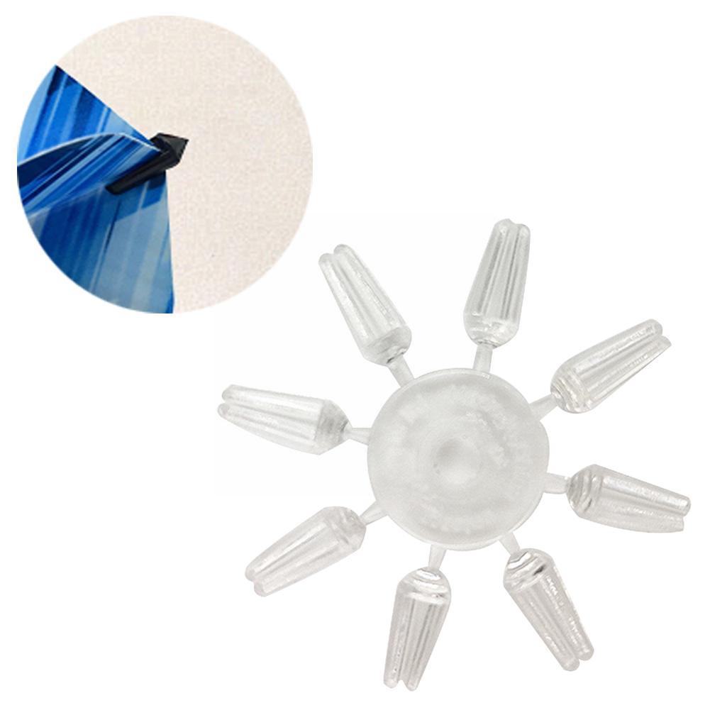 8pcs/Set wing protector Alloy Darts Flight Savers Black White Tail Tip Darts Accessories B9A3