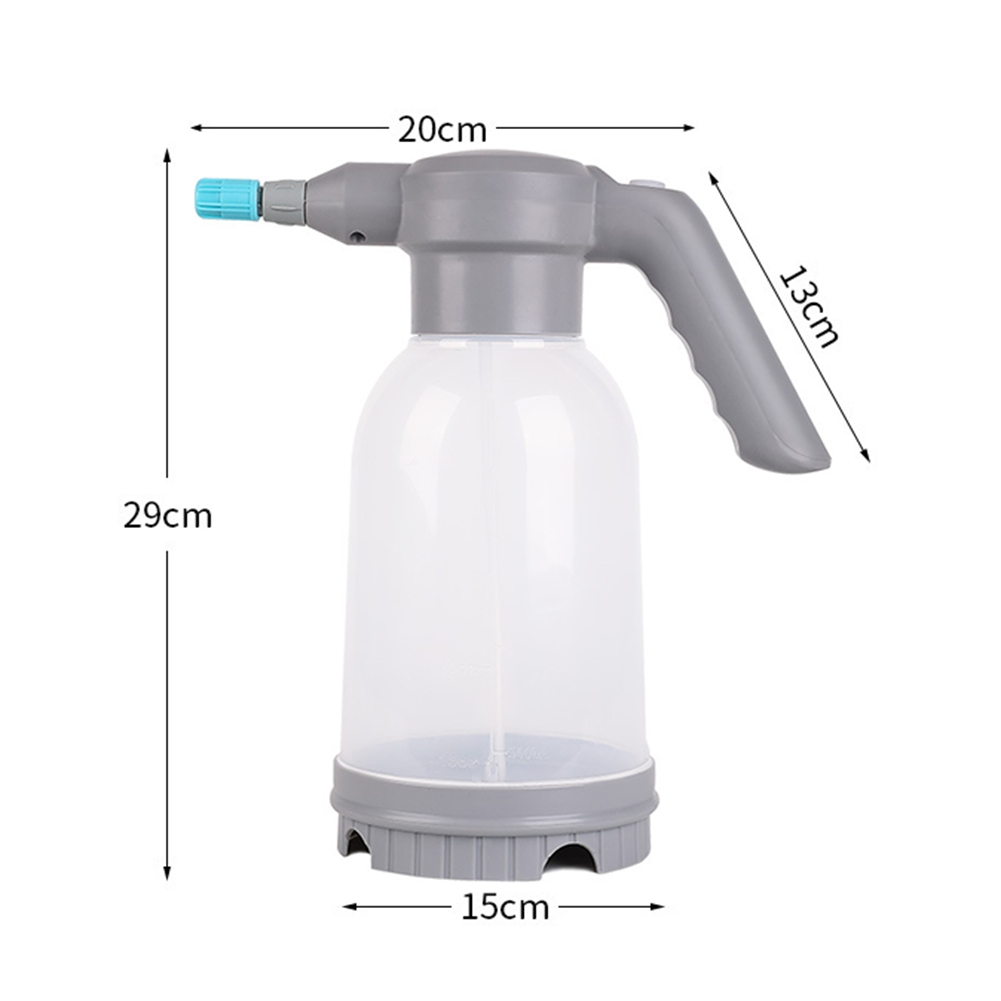 BABQ 2L Electric Automatic High-Pressure Garden Water Spray Bottle 360 Degree Battery Sprayer Watering Hose USB Charging