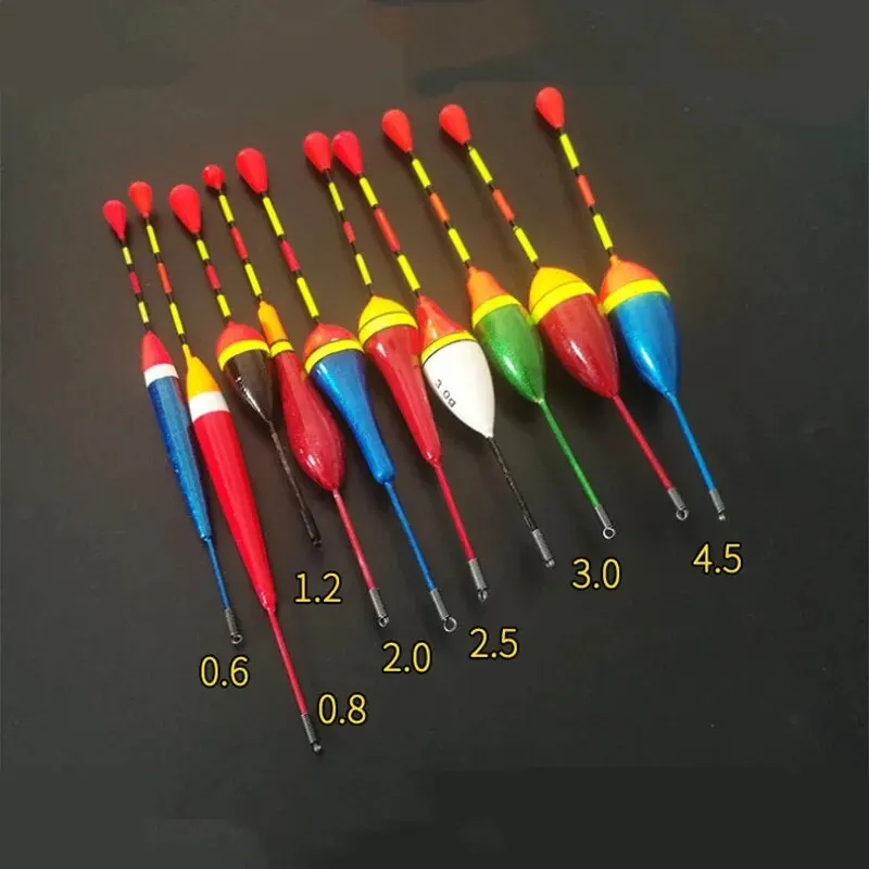 10Pcs/Lot Promotion Fishing Floats Set Mix Size Color Buoy Bobber for Fishing Accessories